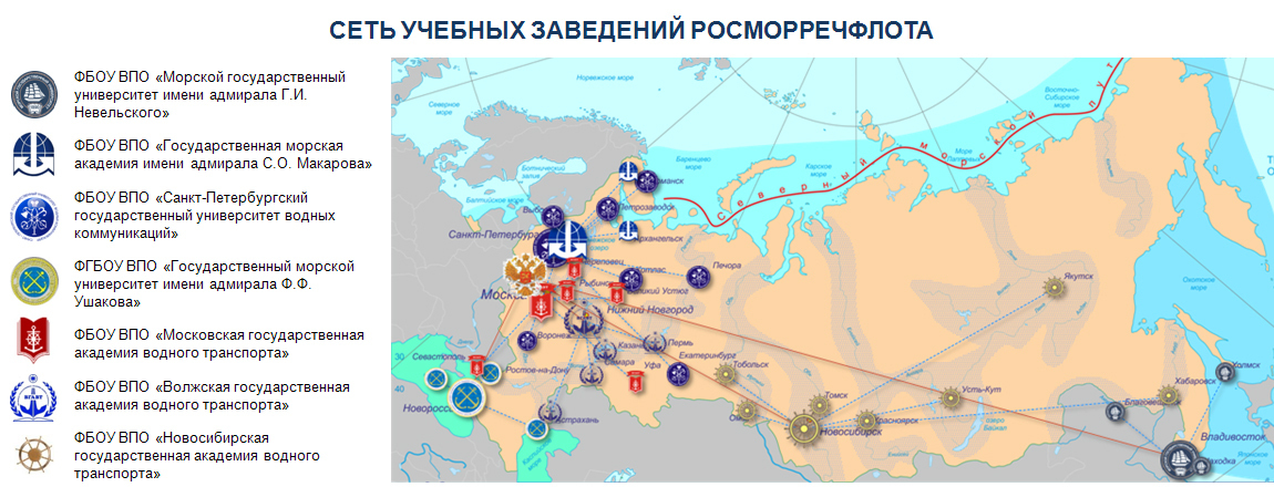 Карта вузов россии