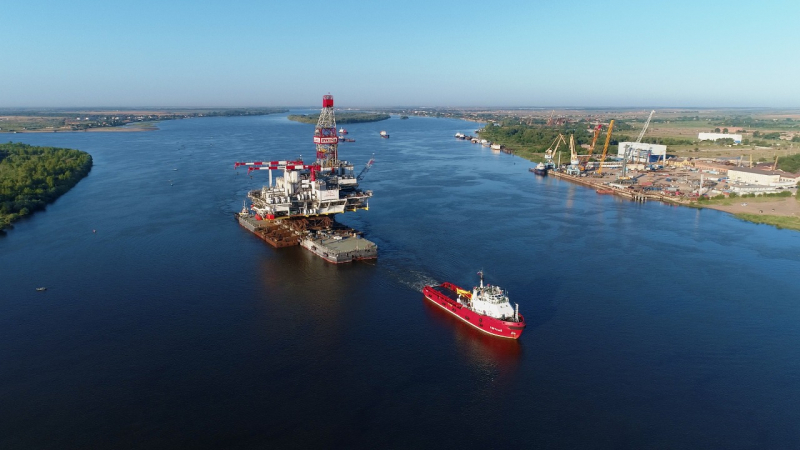 Верхнее строение ЛСП. Фото с сайта ФГБУ «АМП Каспийского моря»