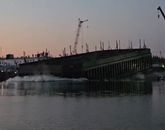 Итоги рабочей недели с ПортНьюс 22-26 июля | Спущено на воду третье серийное композитное сталебетонное судно «Необетон-3». Фото предоставлено ООО «Балтспецпроект»