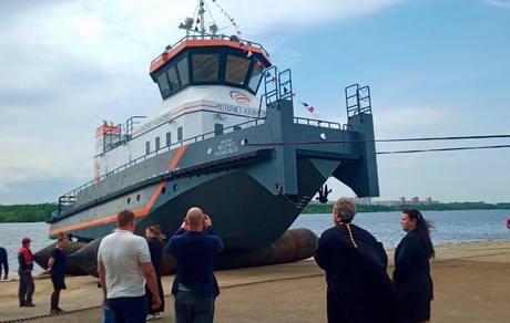 ГТЛК приняла еще одну баржу проекта RBD460 грузоподъемностью 600 тонн. Фото пресс-службы ГТЛК