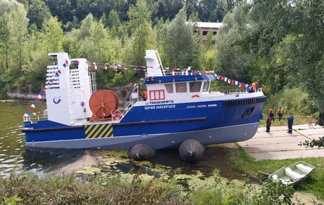 ГК «Р-Флот» спустила на воду 2 бонопостановщика проекта RBT2006 «Артем Аверьянов» и «Юрий Макарцев». Фото ИАА «ПортНьюс»