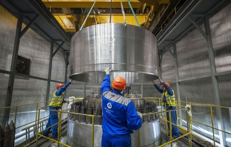 «Росатом» изготовил второй реактор РИТМ-400 для атомного ледокола «Россия». Фото пресс-службы Росатома