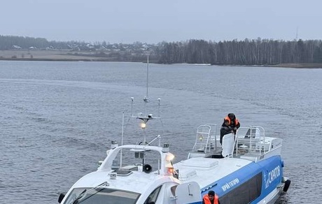 Первый из пяти СПК «Валдай 45Р» для Саратовской области спущен на воду в Нижнем Новгороде. Фото с сайта ЦКБ по СПК имени Алексеева