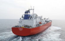 Газовоз Antwerpen с двухтопливной аммиачной силовой установкой завершил первый коммерческий рейс
