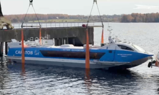 Скоростной «Валдай 45Р» для Саратовской области спустили на воду на ЦКБ им. Р. Е. Алексеева