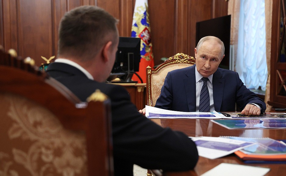 Путин встретился с Никитиным