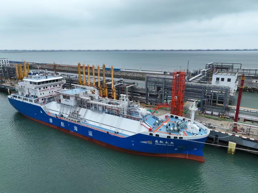 Газовоз аммиак бункеровка