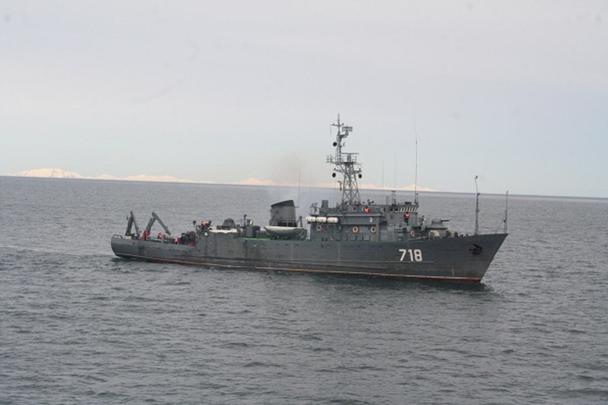 Морской тральщик ТОФ
