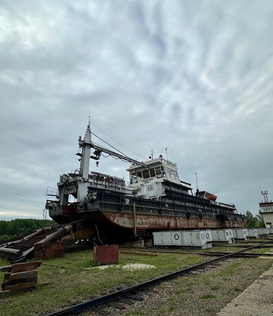 Моряковский речной затон» проведет ремонт землесоса проекта 1-517-03  «Васюган»